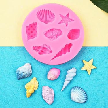 Imagem de 1 mini molde de silicone pequeno, para doces DIY, fondant, argila de polímero, projetos de artesanato e decoração de bolos (rosa)