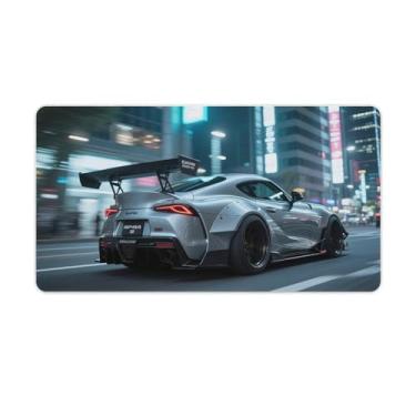 Imagem de HouLaiZhe JDM Tapetes de mesa de carro JDM Sports Car Sup City Speed Gaming Mouse pads de mesa grandes mousepads para teclado de mesa tapete de computador 40 x 75 cm