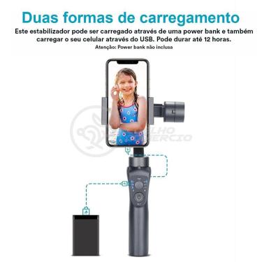 Imagem de Estabilizador De Mão Portátil Gimbal S5b 3 Eixos Bluetooth