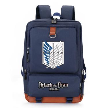 Imagem de Mochila Attacks on Titans Levis Ackermans Cartoon Kids