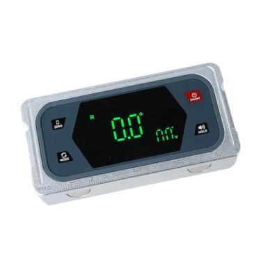 Imagem de Milageto Medidor de ângulo digital com visor nítido e alerta sonoro. Transferidor digital para medição de inclinação em construções.