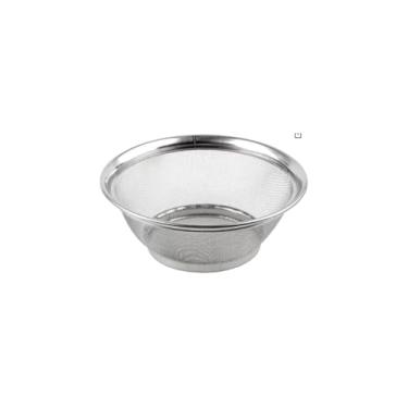 Imagem de Cesta em Aço Inox Premium, 25cm Diâmetro, Design Vazado, Resistente à Corrosão, para Frutas e Pães, Cor Inox, 123g