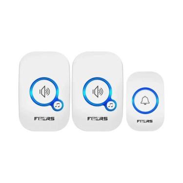 Imagem de Kit De Campainha Sem Fio À Prova d'Água Com 32 Melodias E LED Intelige