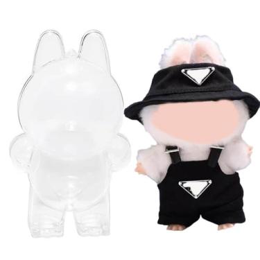 Imagem de IMMER LIEBEN Protective Case with Black Clothes HD Transparent Display Case Thickened Material Protector Against Drops and Dust Waterproof While Maintaining Crystal-Clear Clarity, Standing (No Doll)