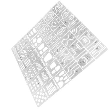 Imagem de NATEFEMIN Engraving Auxiliary Ruler Board Tools for Gundam Military Tank Figure Cutting for Sewing Crafts Hobby