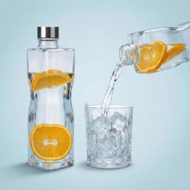 Imagem de Garrafa De Vidro Atóxica Livre De BPA Para Família E Crianças Substitui Plástico Saúde Segura Água Pura Sem Cheiro