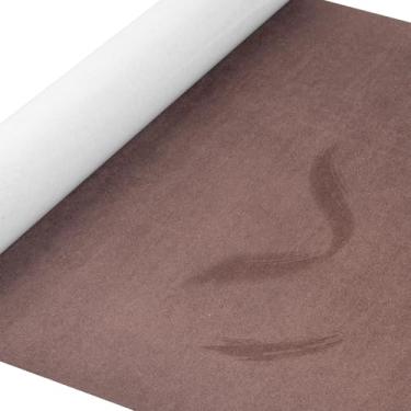 Imagem de Envoltório de camurça para interior de carro, 42 cm x 150 cm, tecido de feltro de microfibra autoadesivo, envoltório de tecido de camurça marrom, filme interno extensível para bricolage de carro