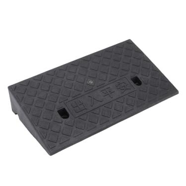 Imagem de aqxreight Rampa de Limite de Entrada de Automóveis Com Furos Fixos Duplos Rampa de Limite de Calçada Com Parafusos para Doca de Carregamento 500x270x120mm / 19 69x10 63x4 72in que Veículos e Ab Curb