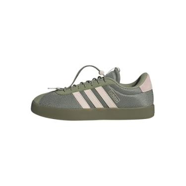 Imagem de adidas Tênis feminino VL Court 3.0, Verde barraca/quartzo maravilha/cibermetálico, 39