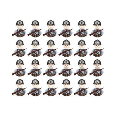 Imagem de Mini Figuras De Ação De Soldados Militares Da Segunda Guerra Mundial P