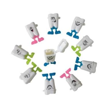 Imagem de Caixa De Dentes De Leite Em Forma De Mini Rato 10 Peças Organizador De