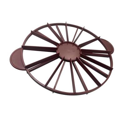 Imagem de Marcador de porção de bolo de fatias 10/12, cortador de bolo de queijo ABS com alça - Ferramenta de cozimento de 26,8 cm/10,6 polegadas para fatiar camadas precisas e controle de porções (bolo