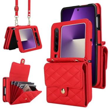 Imagem de Capa carteira para Huawei Pura X – Suporte de cartão com bloqueio RFID com fecho magnético, antiderrapante e proteção contra quedas, capa fólio de couro fina para uso diário, viajante e viagem