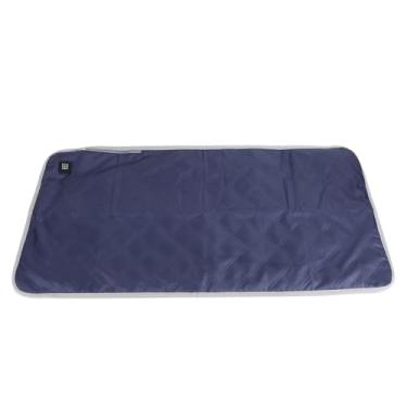 Imagem de Yosoo Almofada de Assento Aquecida Portátil, Almofada de Aquecimento de Grafeno de 45x90cm para Cadeira de Escritório, Acampamento Ao Ar Livre Com Proteção contra (azul-marinho)