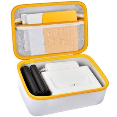 Imagem de Capa compatível com Kodak Dock Plus/para Kodak Dock Premium Wi-Fi portátil 10 x 15 cm. Suporte de impressão de fotos Bluetooth para adaptador, cartucho, papel, cabo de alimentação (apenas caixa) - branco