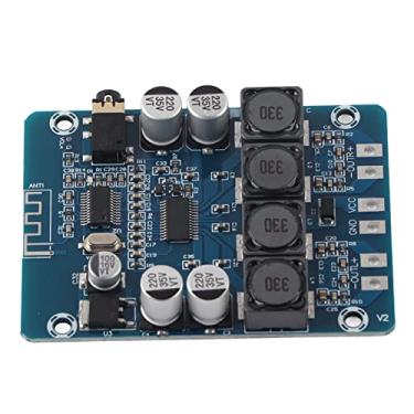 Imagem de EVGATSAUTO Placa Amplificadora Digital 30w + 30w, Módulo Amplificador de Potência de áudio de Canal Duplo Com Entrada aux para Alto-falantes 4 6 8 Ohm 8v ~ 26v Dc