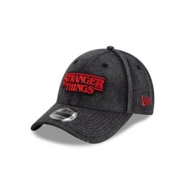 Imagem de BONE NEW ERA 9FORTY STRANGER THINGS NEW ERA PRETO-Masculino