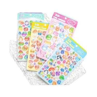 Imagem de Adesivos 3D De Animais Coreanos NEKONI, Adesivos Em Relevo Para Scrapb