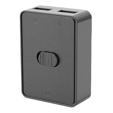 Imagem de Jectse Seletor de Switch USB 2.0, Switcher USB 2 Em 1 de Saída Plug and Play para Compartilhamento de Scanner de Teclado e Mouse de Impressora, Com Transferência de Alta Velocidade de