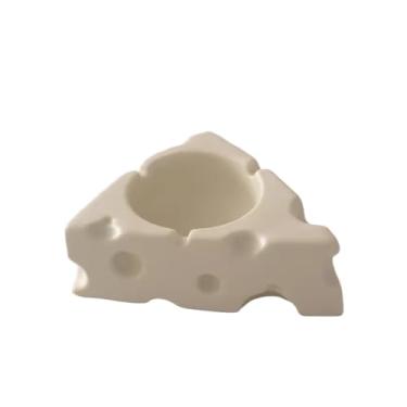 Imagem de Cinzeiros de cigarros cinzeiro em forma de queijo cinzeiro de cerâmica para sala de estar cinzeiro para fumar, cinzeiro vintage, decoração de escritório em casa, bar, café, cinzeiro ao ar livre