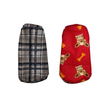 Imagem de Kit 2 Roupas Para Cães - Suéter De Inverno E