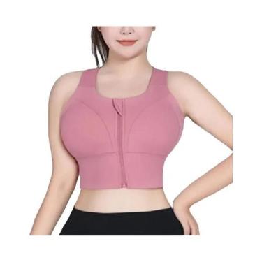 Imagem de Sutiã Esportivo Feminino plus Size De Alto Impacto Cloud Hide, Top De 