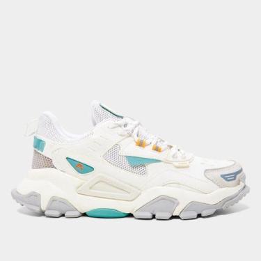 Imagem de Tênis Qix Trek Masculino, Branco, Cinza, 44