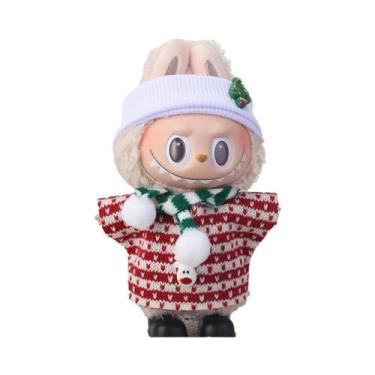 Imagem de Conjunto De Natal Labubu Com Roupa Vermelha Para Bonecas V1 V2 V3 - Pr