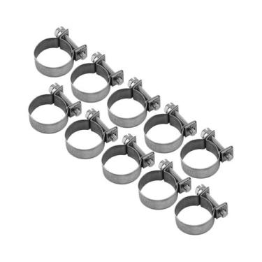 Imagem de Abraçadeira De Aço Inoxidável Para Mangueira De Combustível Mini, 10 P