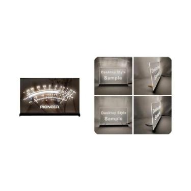 Imagem de Letreiro De Neon LED 3D Com Escultura Pioneer Peak VU dB, Arte De Pare