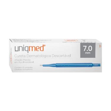 Imagem de Cureta dermatológica descartável 7,0mm uniqmed tamanho:7,0mm, 7,0MM