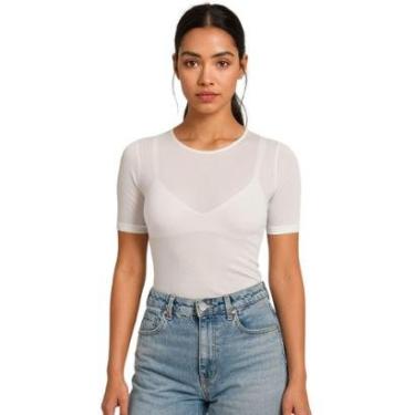 Imagem de Camiseta Segunda Pele com Manga Curta Feminina Trifil-Feminino