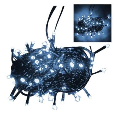 Imagem de Cordão pisca-pisca Natalino 8,3M 100 LEDS Baixo Consumo para Decoração