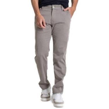 Imagem de Calça Sarja Sawary Slim - 282126 - Caqui 48-Masculino