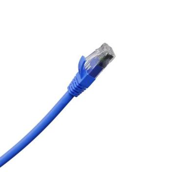 Imagem de Patch cord impact giga u/utp cat6 4p azul 0,5m lszh - Intelbras