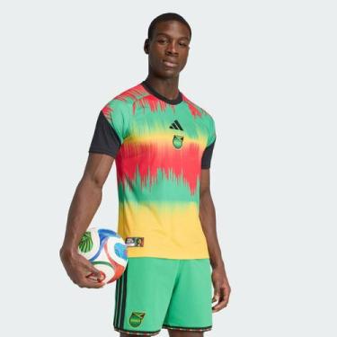 Imagem de Camisa Adidas Jamaica Pré-Jogo I 2026 Vermelha, M