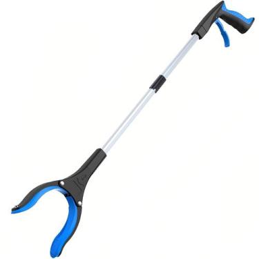 Imagem de Pinça dobrável Grabber Reacher Tool 32 cm azul para idosos - desin