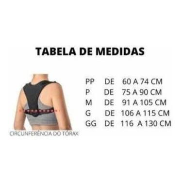 Imagem de Corretor Postural Lean Hidrolight Unissex, GG