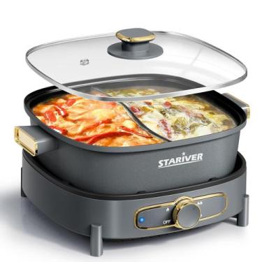 Imagem de Divisória elétrica Stariver 6L antiaderente 1500W