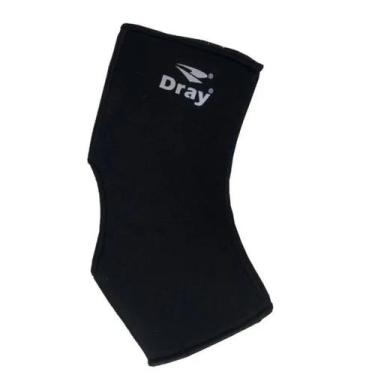 Imagem de Tornozeleira Esportiva Dray 2101 com Encaixe no Calcanhar, G, Preto