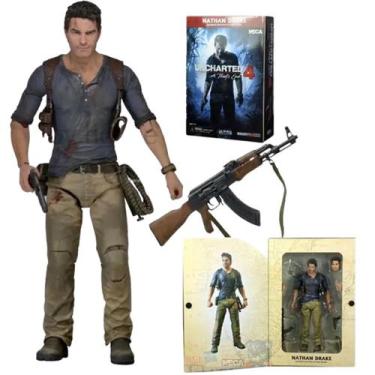 Imagem de Boneco Nathan Drake 16cm articulado com acessorios Uncharted - Genéric
