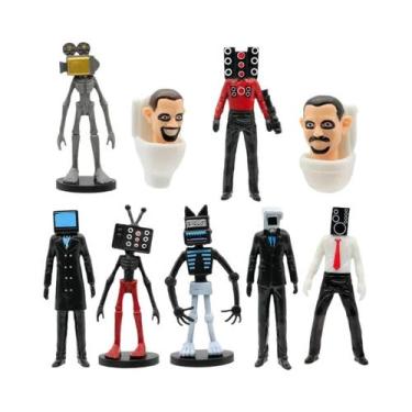Imagem de Conjunto De Figuras De Ação Skibidi TV Man, Speaker Man E Camera Man, 