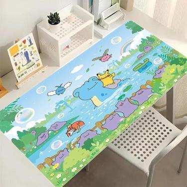 Imagem de Mouse Pad Gamer Kawaii Cartoon P-Pokemon, Tapete De Mesa Para Teclado,