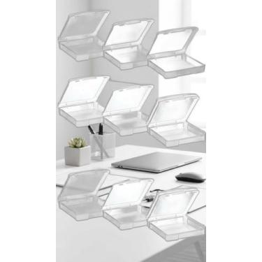 Imagem de Kit 6 Maletas Organizadoras Plástico Transparente - Congratulations St