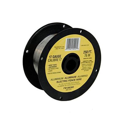 Imagem de Fi-Shock, Fio de alumínio de calibre 17 FW-00018D para cerca elétrica, 76 m