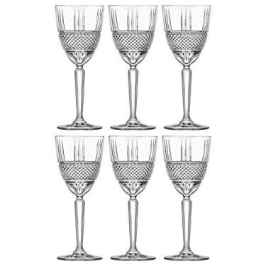 Imagem de Goblet – Vidro branco – Vidro de água – Taças com haste – Conjunto de 6 copos – Cristal sem chumbo – 227 g Lindamente projetado - por Barski - Feito na Europa