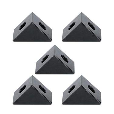 Imagem de Bloco de alumínio de conexão triangular Wendry, bloco de alumínio de conexão com ranhura em V, acessórios para impressora 3D para conector triangular