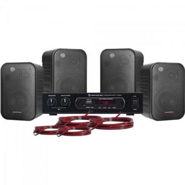 Imagem de Kit Som 400W Musical Ambience 4000 Preto Hayonik