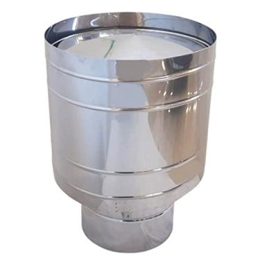 Imagem de Chapéu Canhão De Inox 304 Escovado Sputnik Duto 7 Polegadas