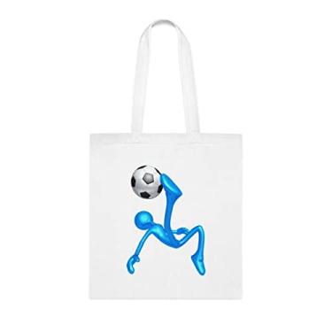 Imagem de Sacola de futebol americano, presente de futebol americano, bolsa de ombro de futebol americano, sacolas reutilizáveis de futebol de futebol, ideia de presente de cesta de Natal de